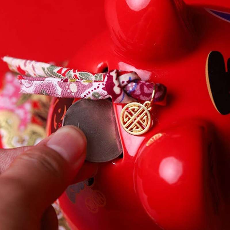 2022 Tiger Ceramic Piggy Bank Money Coin for Bedroom Home Decor A