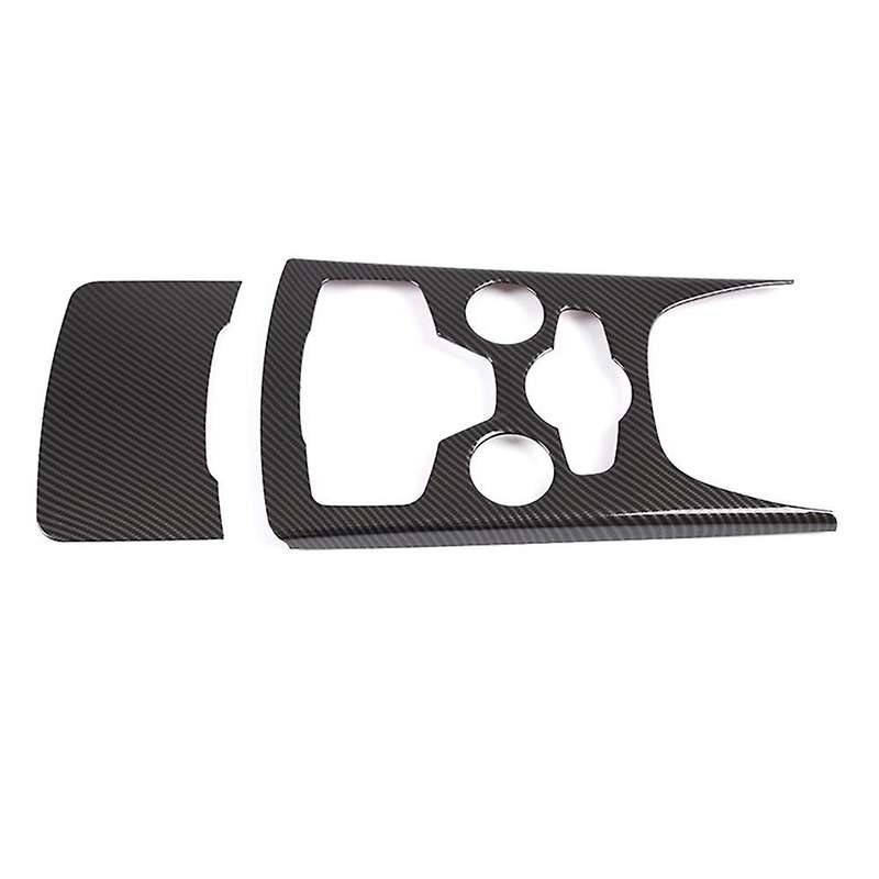 2pcs Car Central Gear Panel Control Panel Decal Interior Modification