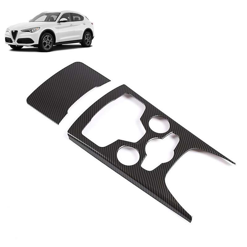 2pcs Car Central Gear Panel Control Panel Decal Interior Modification