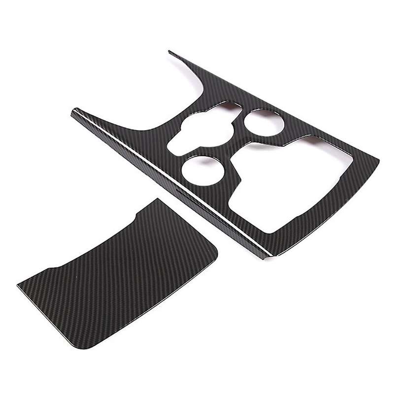 2pcs Car Central Gear Panel Control Panel Decal Interior Modification