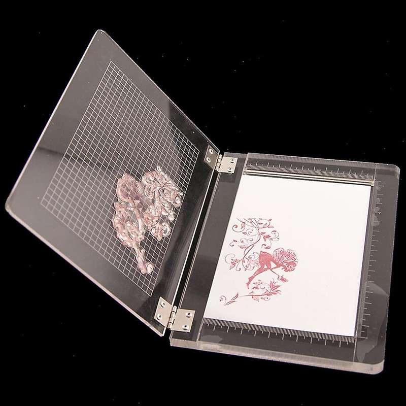 Stamping Platform Tool Positioning Transparent Stamp Folding Board