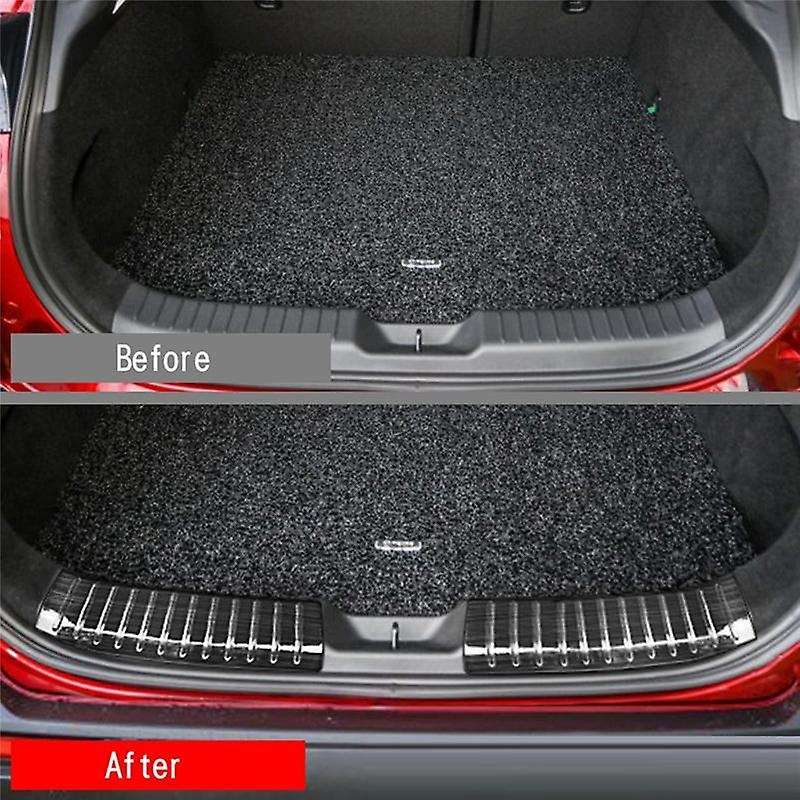 For 2022 Mazda Mx30 Mx-30 Rear Trunk Sill Plate Loading Guards Cover