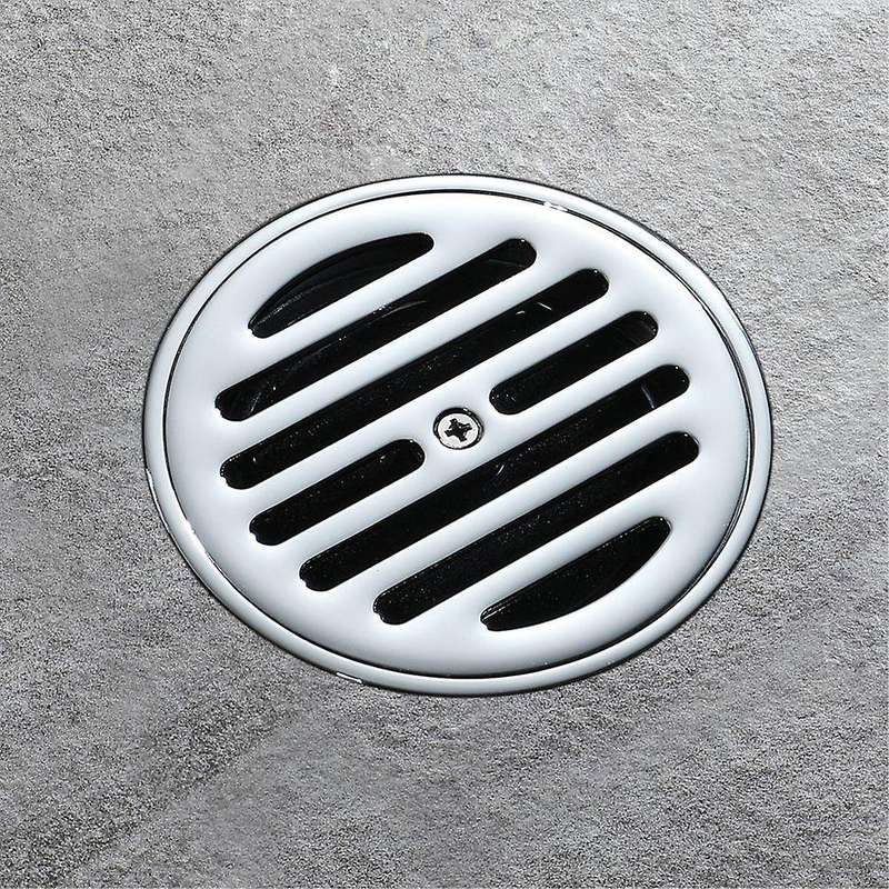 Copper Electroplating Floor Drain Bathroom Large Flow (straight Row)