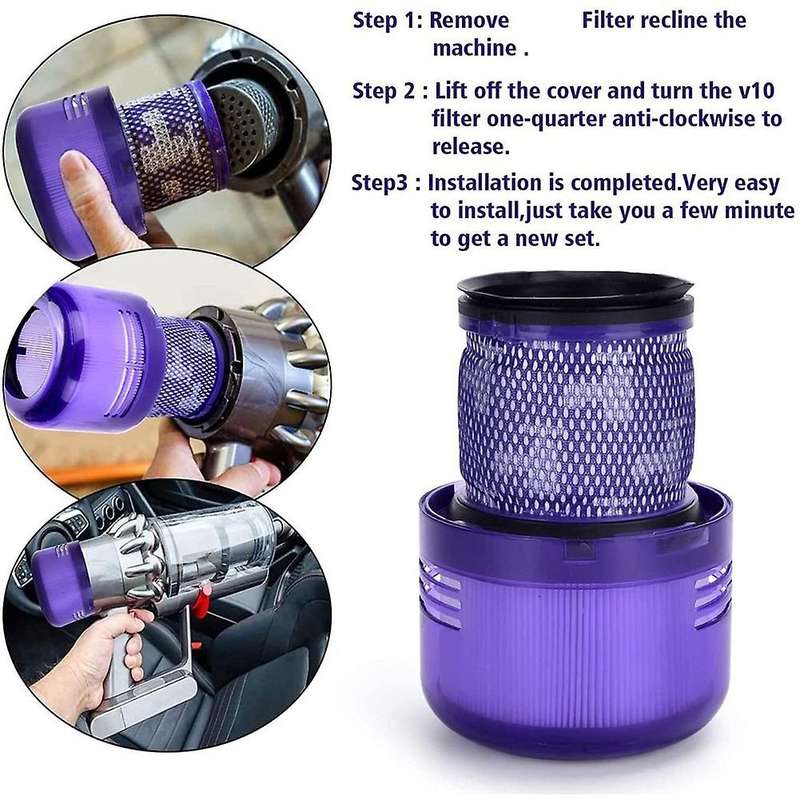 4 Pcs Replacement Filter for Dyson V11 Sv14 Animal Plus Absolute