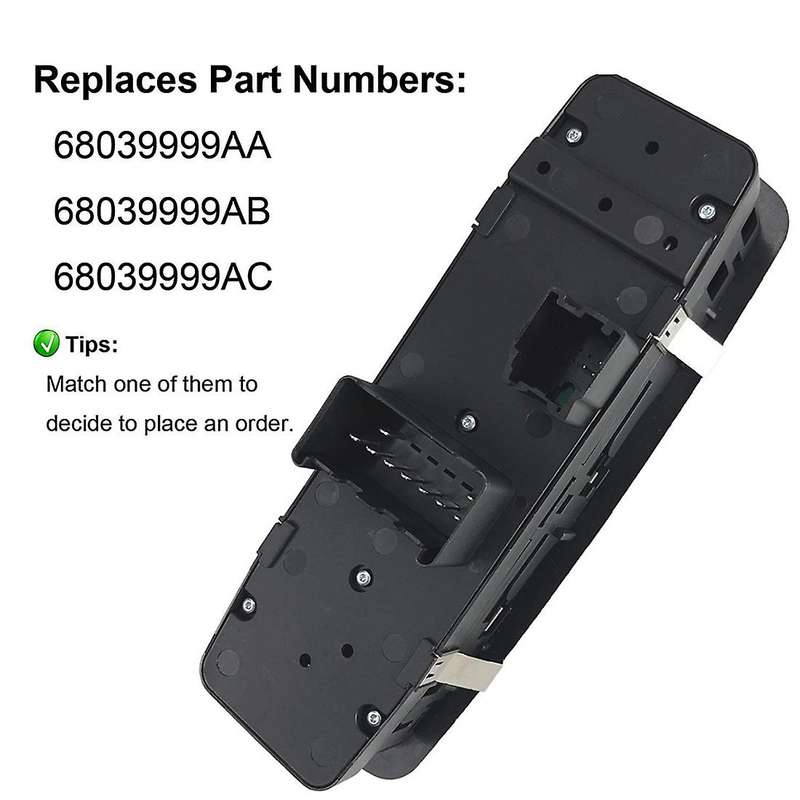 Window Master Power Control Switch for Dodge Chrysler Town Country