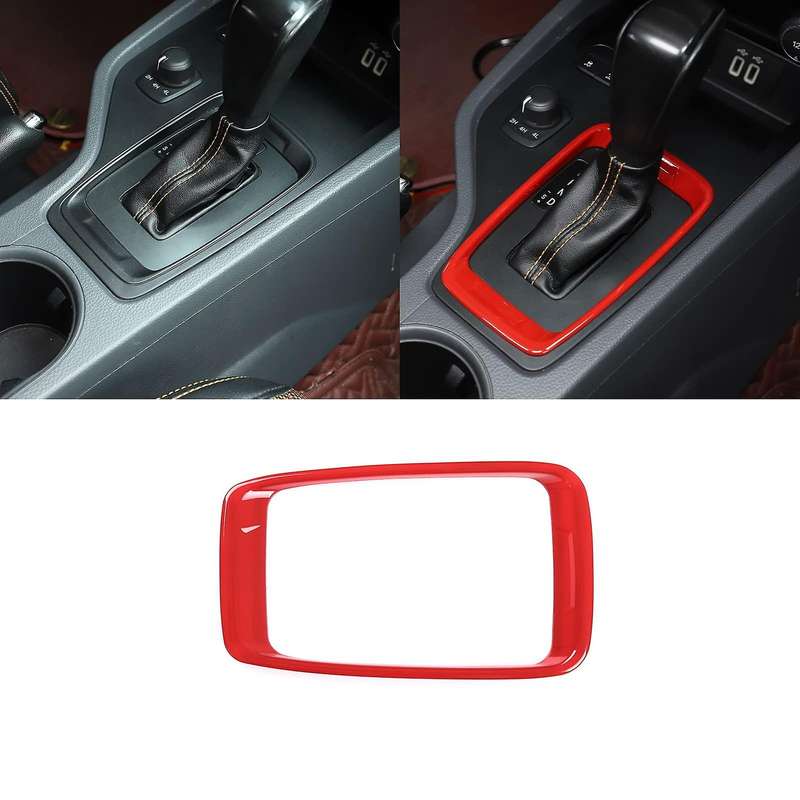 Car Center Control Shift Panel Frame Decor for Ford Ranger 2015-2021