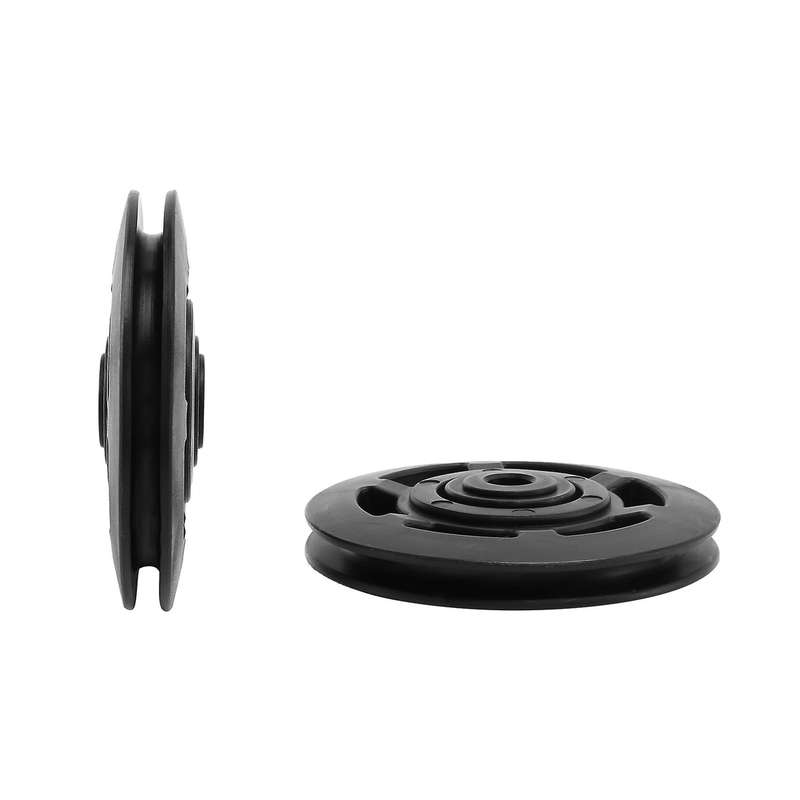 8pcs Black Bearing Pulley Wheel Cable Gym Equipment Part Wearproof