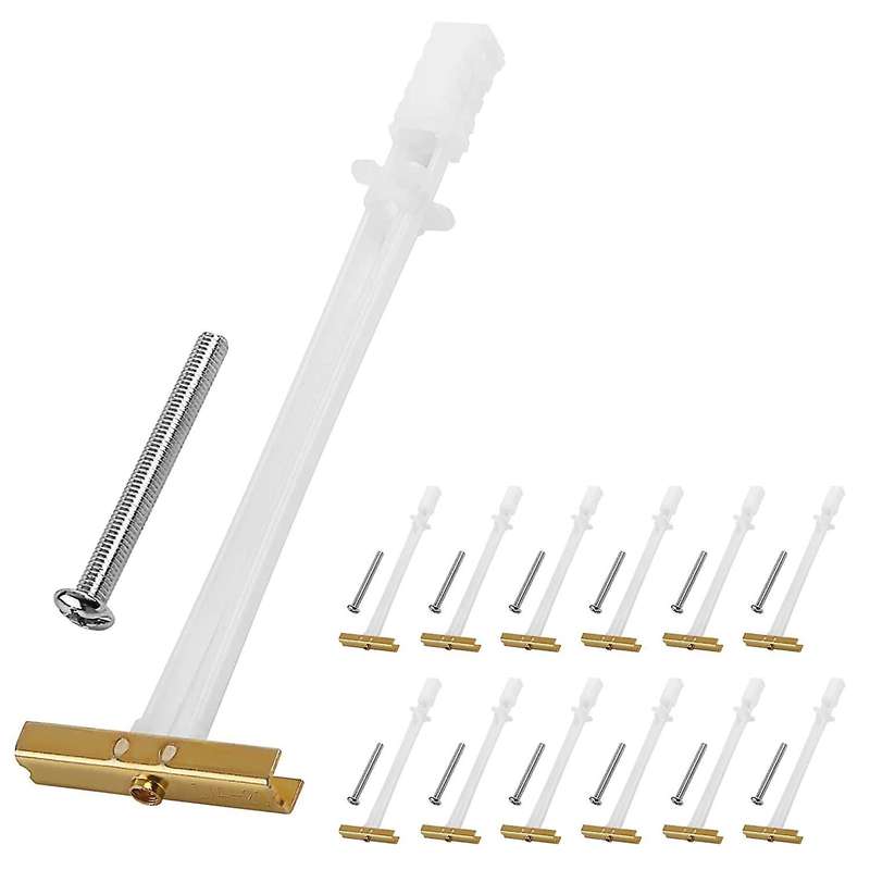 12pcs Drywall Anchors Screws for Drywall 270 Lbs In 1/2inch Drywall