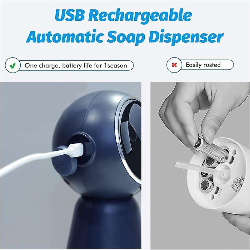 Kids Soap Dispenser, Automatic Soap Dispenser White