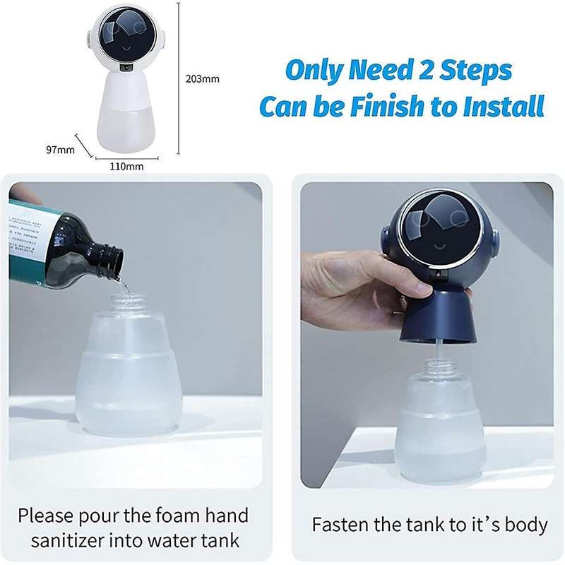 Kids Soap Dispenser, Automatic Soap Dispenser White