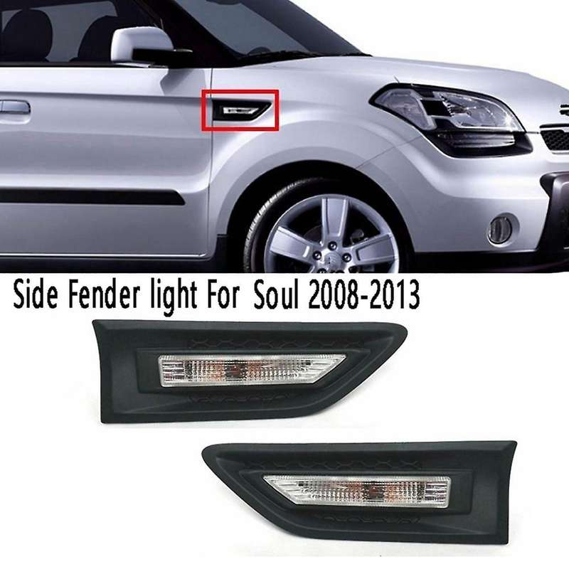 Right Side Fender Marker Turn Signal Light for Hyundai Kia Soul 08-13