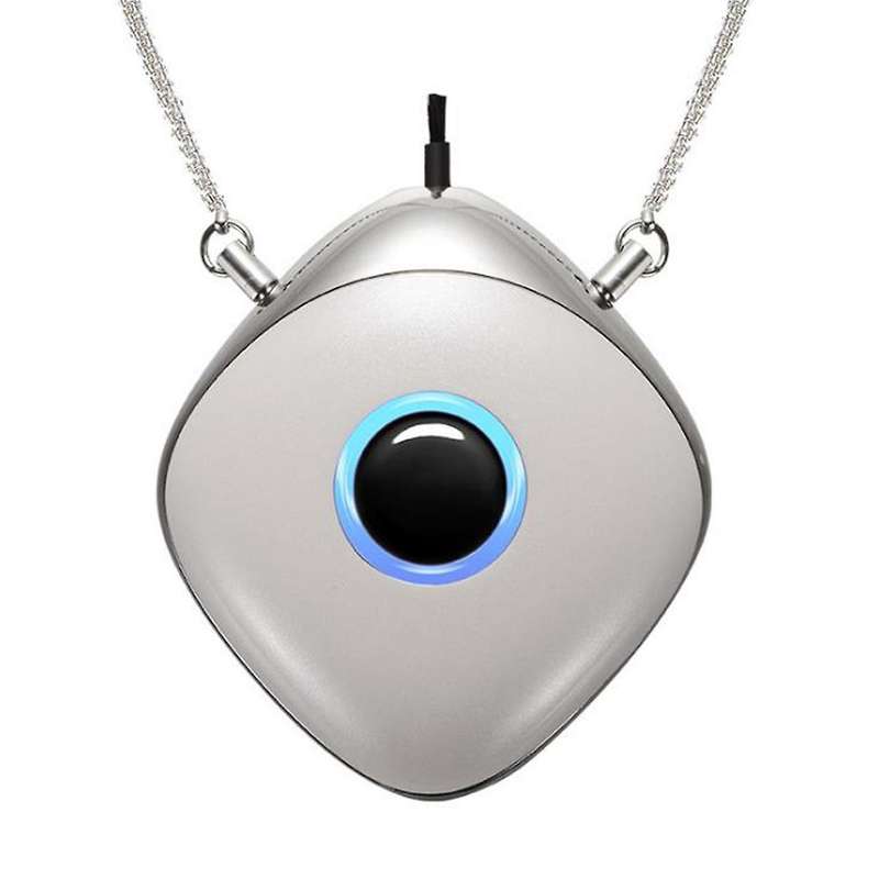 Necklace Usb Air Cleaner Mini Ionic Purifier Wearable for Home Car B