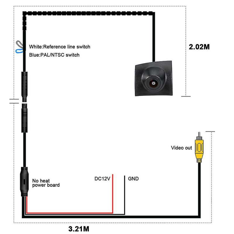Hd Ccd Car Front View Camera for Hyundai Tucson Ix35 2010 2011 2012