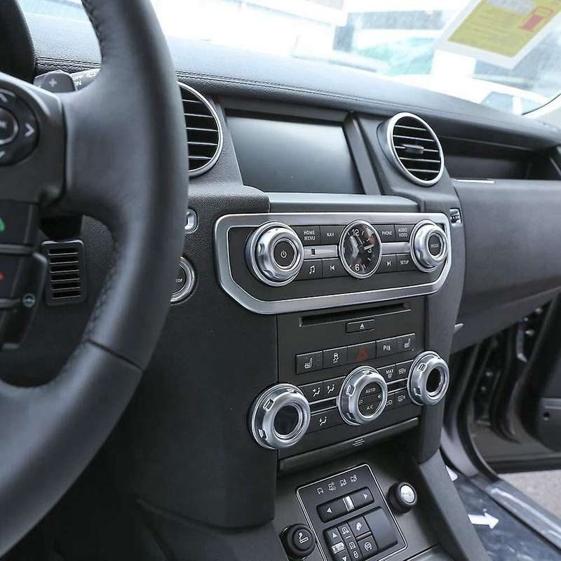Car Volume and Air Knobs Trim Stickers for Land Rover Discovery 4