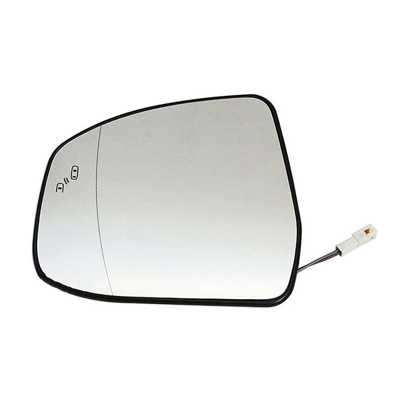 Left Door Wing Side Mirror Glass Heated Blind Spot Warning
