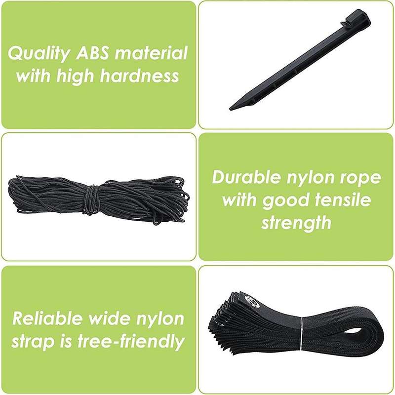 25 Pcs Tree Stake Kit Tree Straightening Kit, for 4 Young Tree