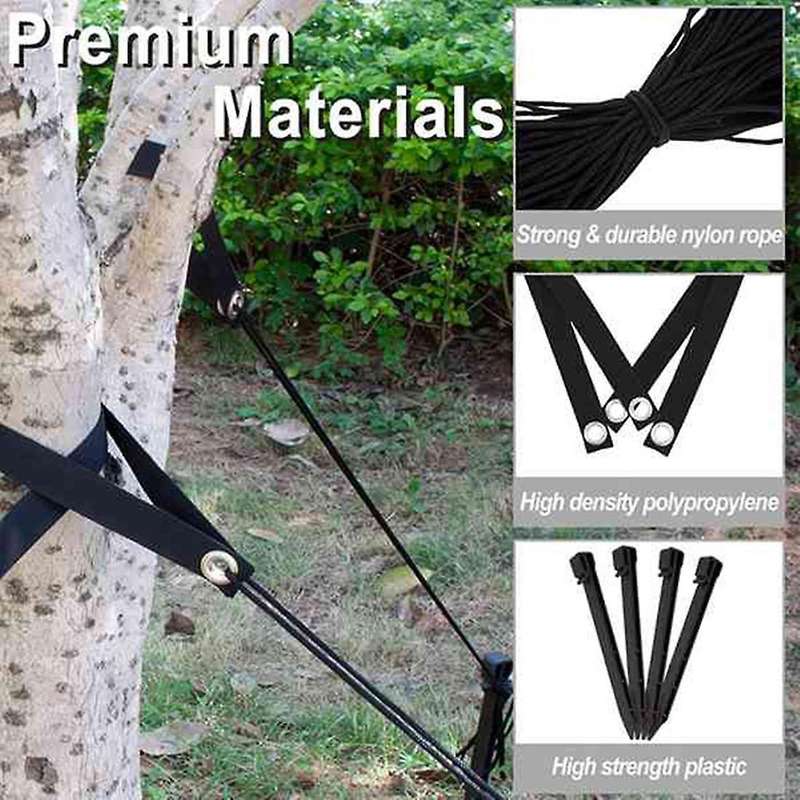 25 Pcs Tree Stake Kit Tree Straightening Kit, for 4 Young Tree