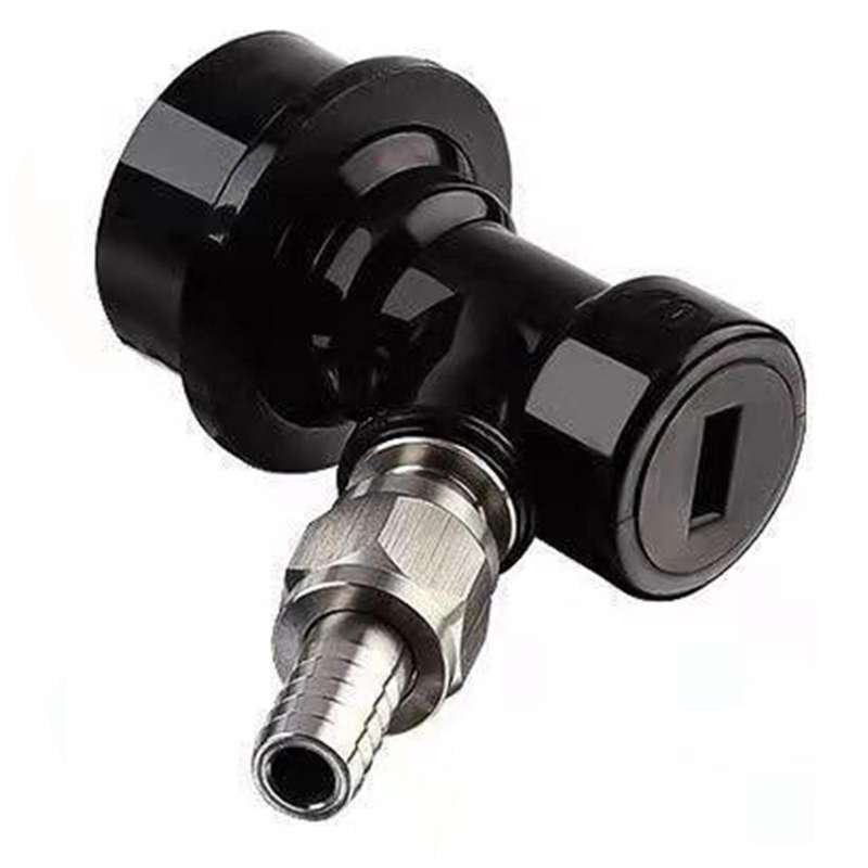 4pcs Threaded Ball Lock Barrel Fittings with Hose Clamps, Connectors