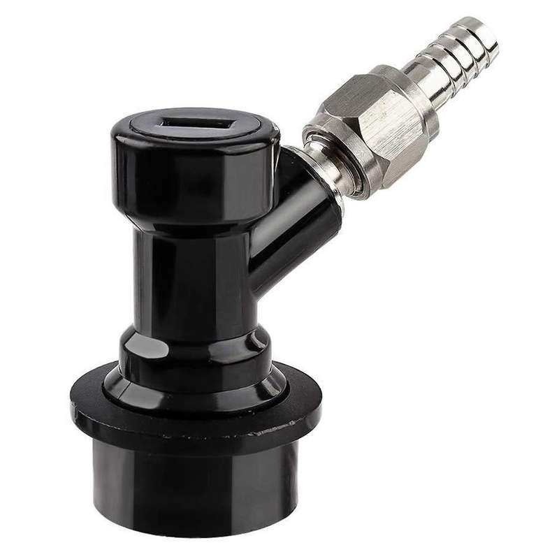 4pcs Threaded Ball Lock Barrel Fittings with Hose Clamps, Connectors