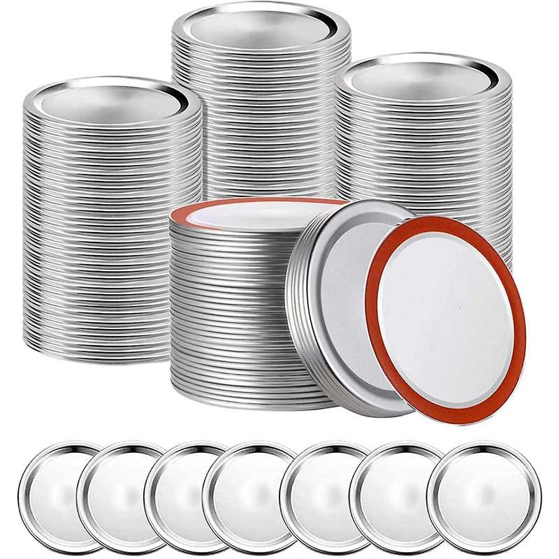 Canning Lids,120 Pcs Mason Jar Lids,regular Mouth Canning Lids