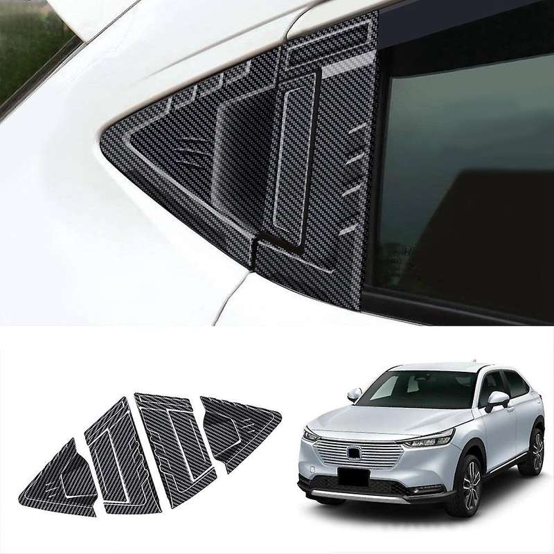 For Honda Vezel Hrv 2021 2022 Rear Door Handle Cover Carbon Fiber