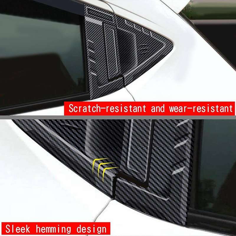 For Honda Vezel Hrv 2021 2022 Rear Door Handle Cover Carbon Fiber