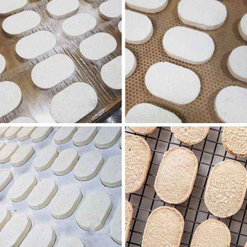Clear Polycarbonate Dacquoise Cake Mold Oval Dakovaz Macaron Mould
