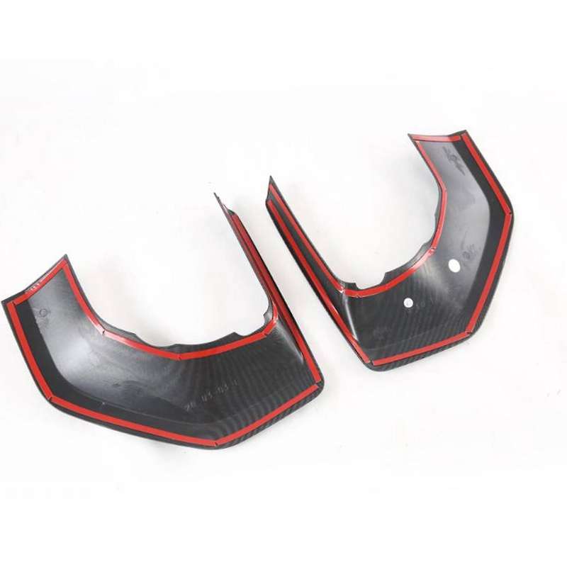 For Kia Mohave 2020 2021 2022 Front Fog Light Lamp Cover Carbon Fiber