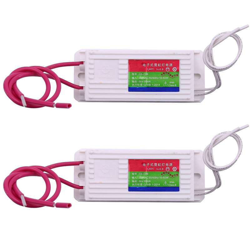 2pc Hb-co6 Neon Electronic Transformer Supply Rectifier 6kv 60w 30ma