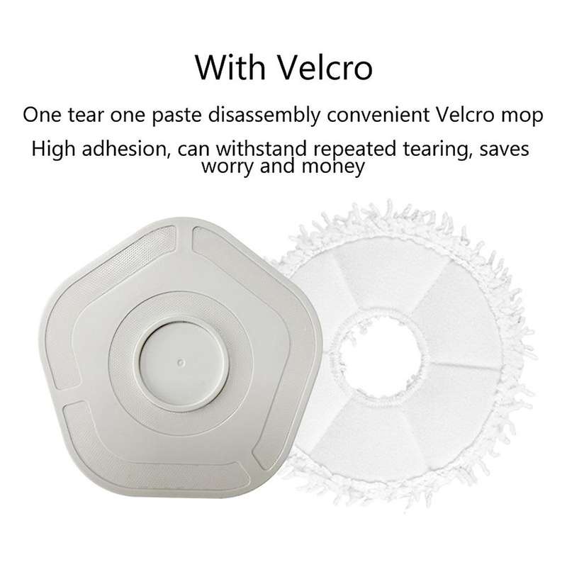 4pcs Detachable Washable Mop Cloth Holder Replacement Parts