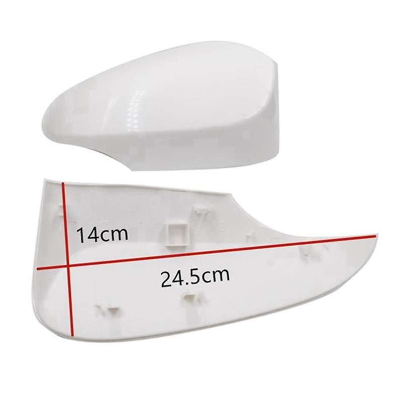 1 Pair Rear View Mirror Cap with Turn Signal for Toyota Corolla 14-17