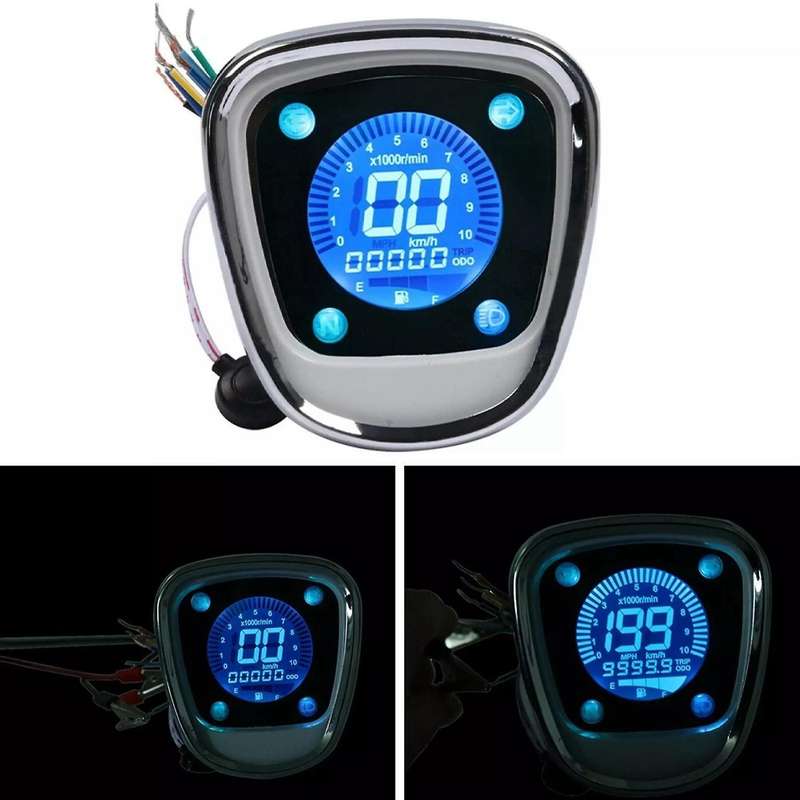 Motorcycle Lcd Digital Odometer for Honda C50 C70 C90 Passport Cub 70