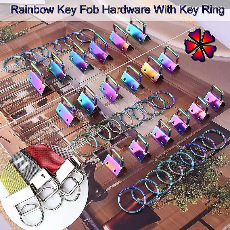 1 Inch Key Chain Hardware with Key Ring for Webbing Wristlets A