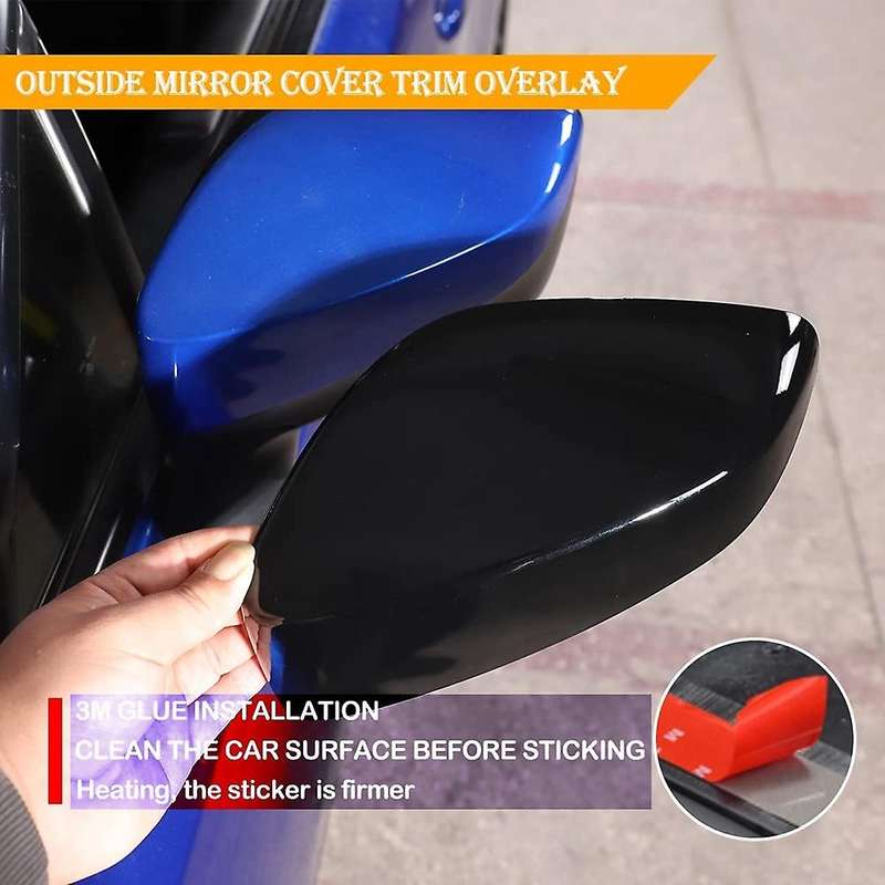 For Subaru Brz & Toyota 86 12-20 Rearview Mirror Cap Exterior, 2pcs