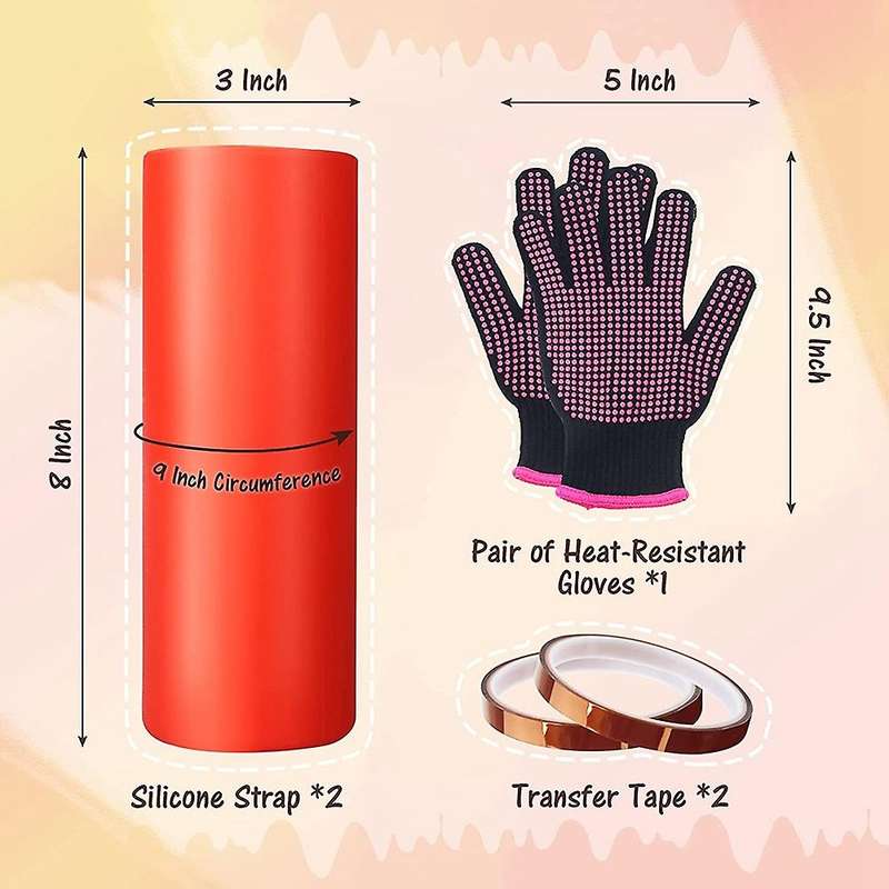Wraps X2 20oz Blanks Skinny Straight Cups Bands Sleeve Kit