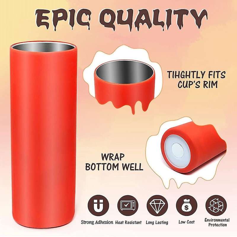 Wraps X2 20oz Blanks Skinny Straight Cups Bands Sleeve Kit