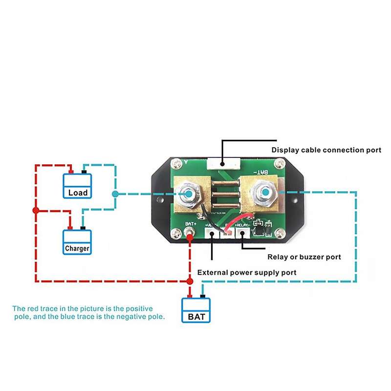 Va7510s Voltage Current Meter,monitor Battery Charge and Discharge