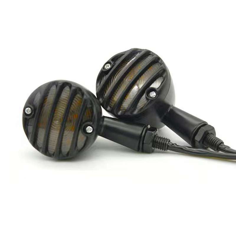 Retro Retrofit Led Fence Turn Signal Turning Light for Harley,black