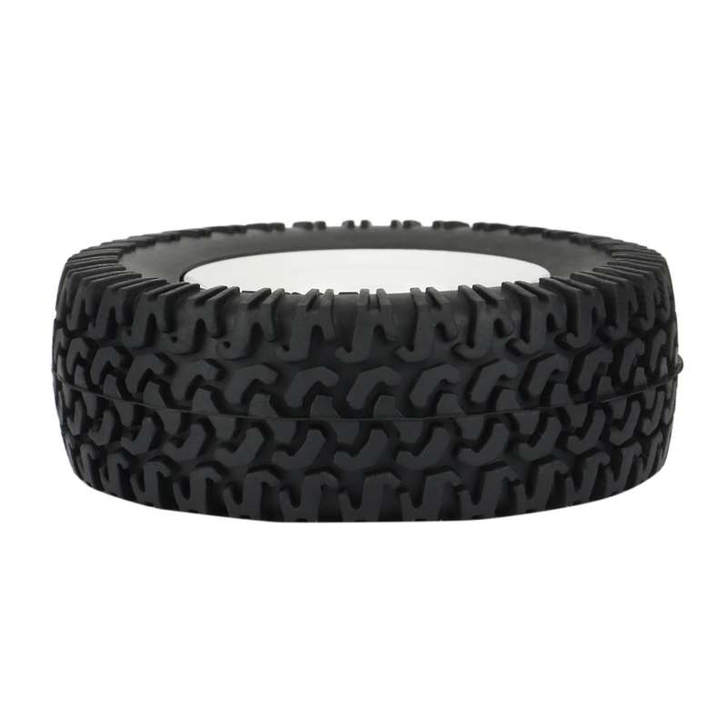 4pcs 1.55 Beadlock Wheel Rim Tires Set for 1/10 Axial Jr ,1