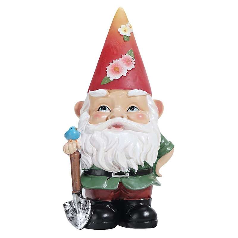 Outdoor Solar Gnome Ornaments Garden Gnome Statue with Solar A