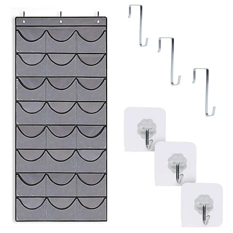 Hat Organizer Rack for Wall Or Door, 24 Pocket Hat Storage Holder