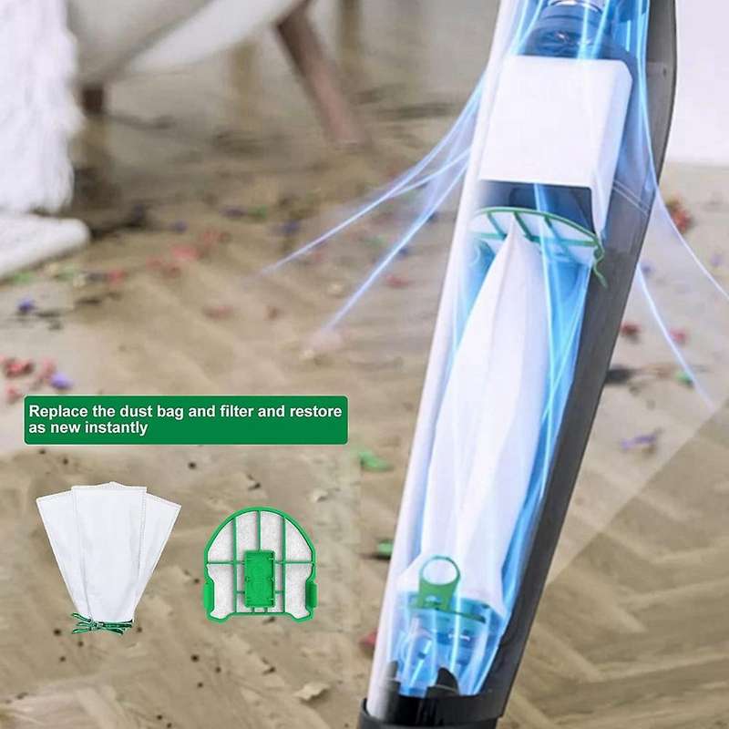 Dust Bag Motor Protection Filters for Vorwerk Vb100 Vacuum Cleaner