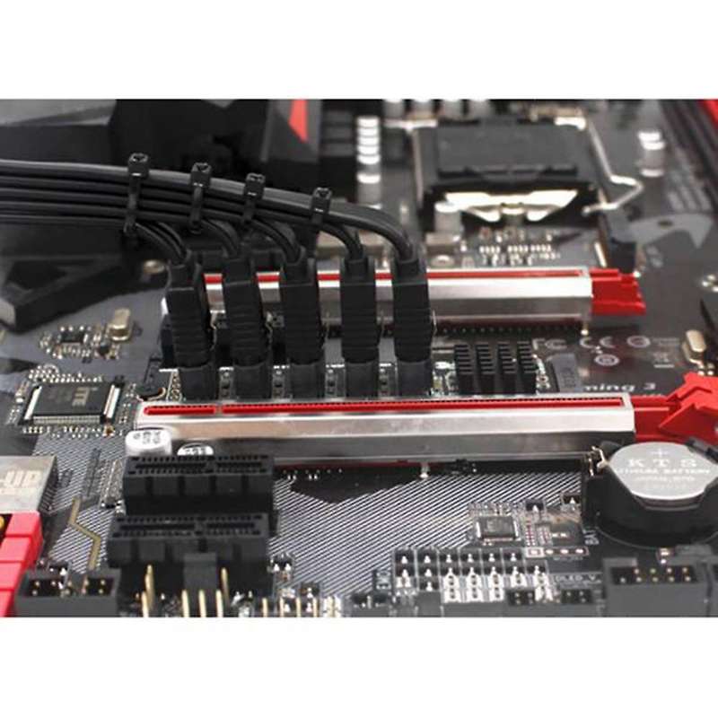 M.2 to Ngff 5 Ports Sata3.0 Adapter Card for Pc Supports Pm Function