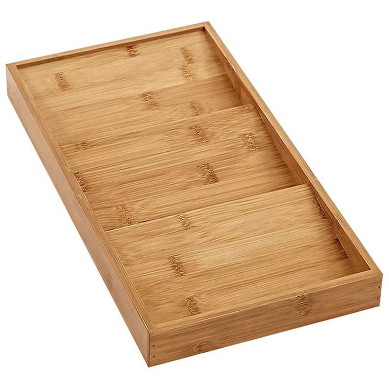 3-tier Bamboo Seasoning Drawer Tray Kitchen Supplies Drawer