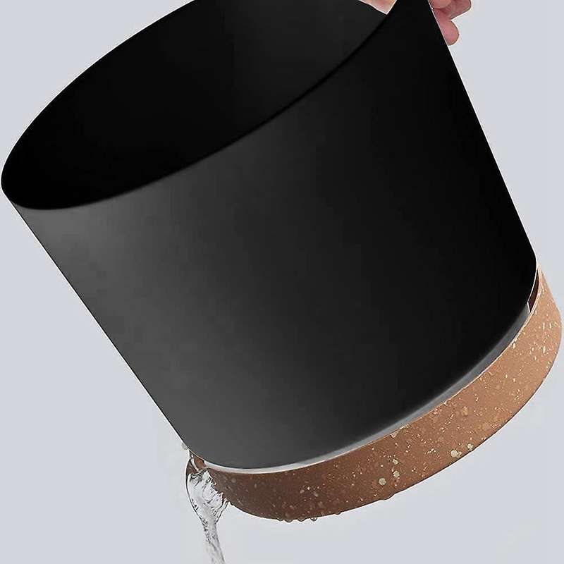 Diameter 16.5 Cm Flower Pots, Set Of 6, Self-watering Plastic Planter