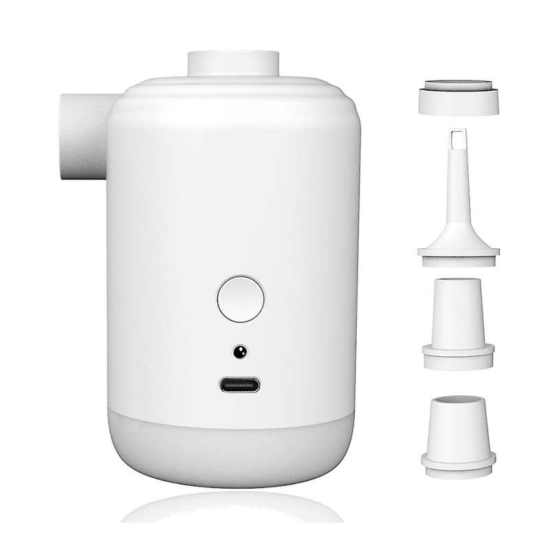 Portable Electric Air Pump for Pool, with 4 Nozzles, Inflator Pumps
