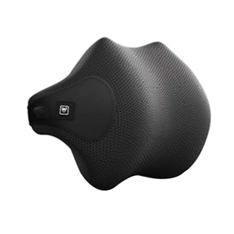 Massage Neck Support Pillow Car Seat Back Support Headrest(black)