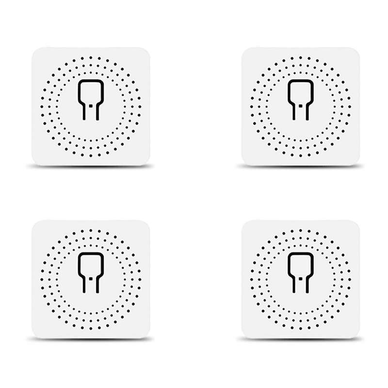 4 Pcs Mini Wifi Breaker Home Diy Electric Relay Wifi Switch 16a Life