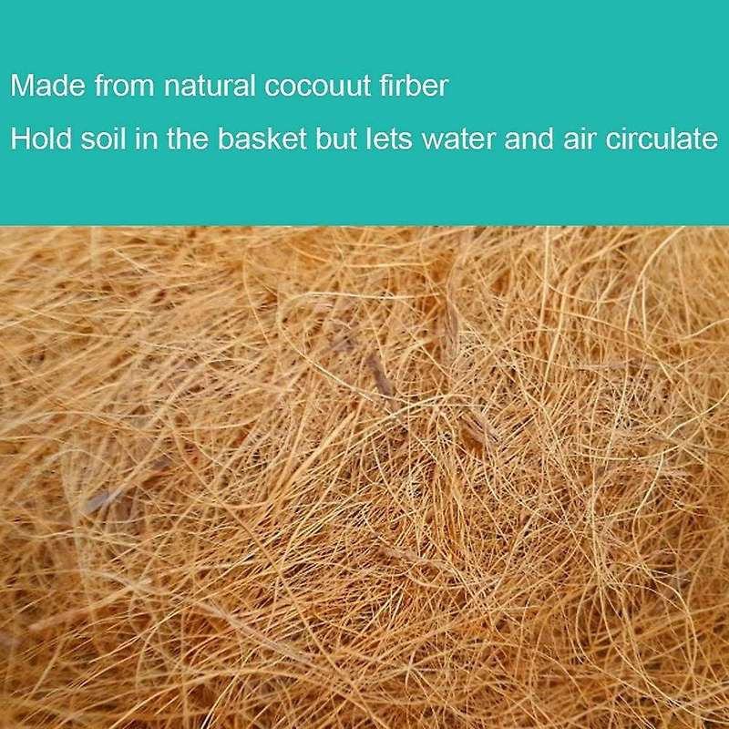 24 Inch Coconut Liners for Planters,horse Trough Coco Liners 4 Pack