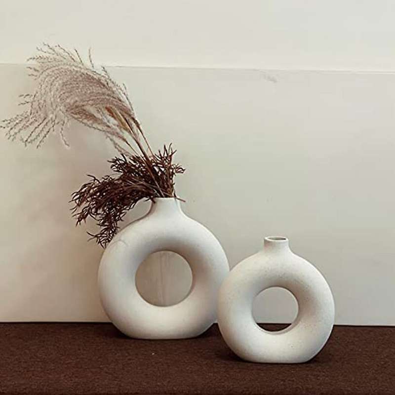 Donut Vase Modern Deko Handmade Vase Dekoration Und Geschenk-m